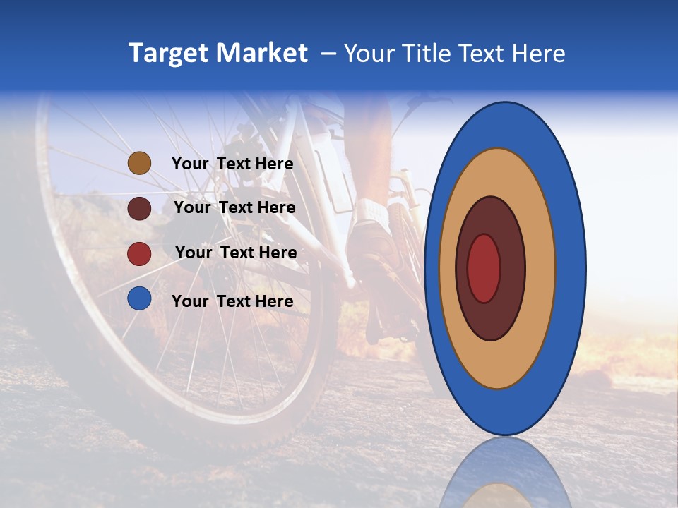 Bike Guy Track PowerPoint Template