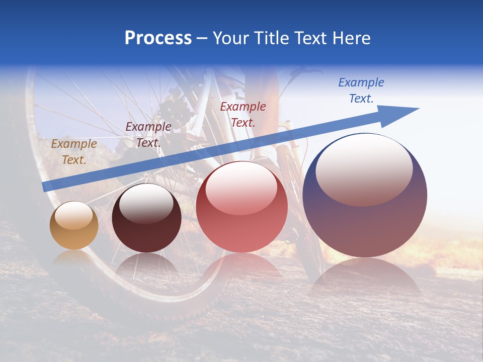 Bike Guy Track PowerPoint Template