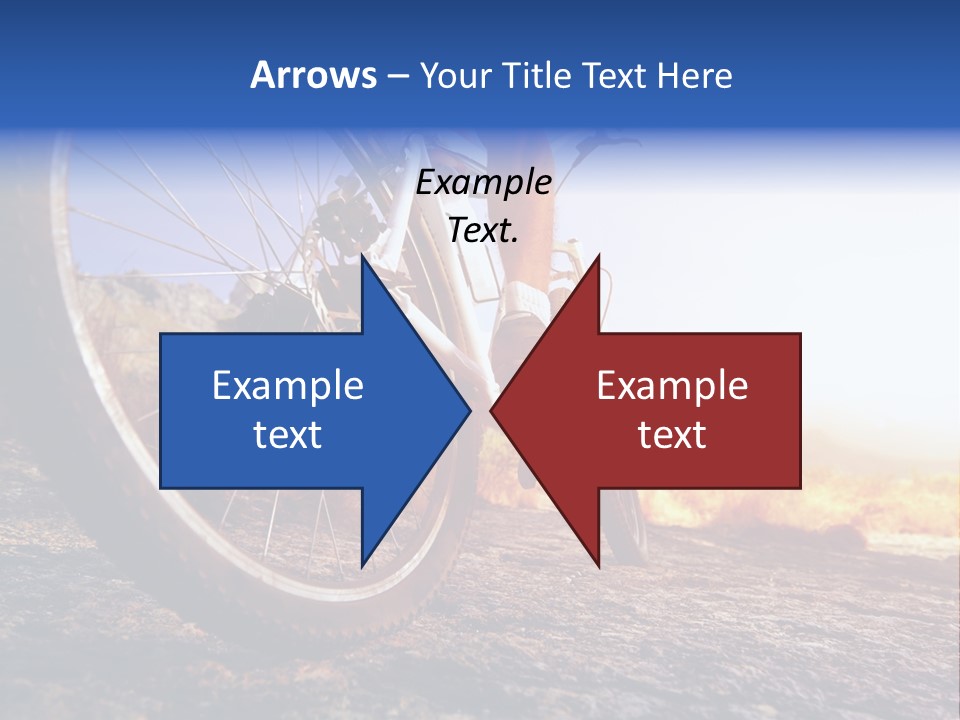 Bike Guy Track PowerPoint Template