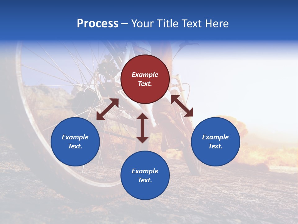 Bike Guy Track PowerPoint Template