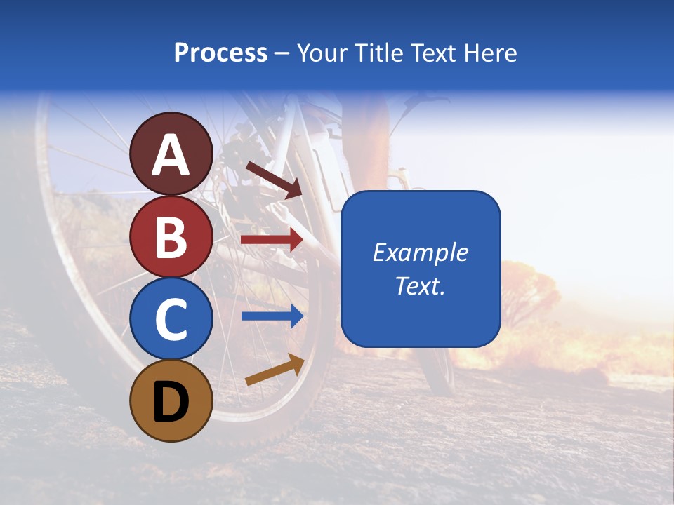 Bike Guy Track PowerPoint Template