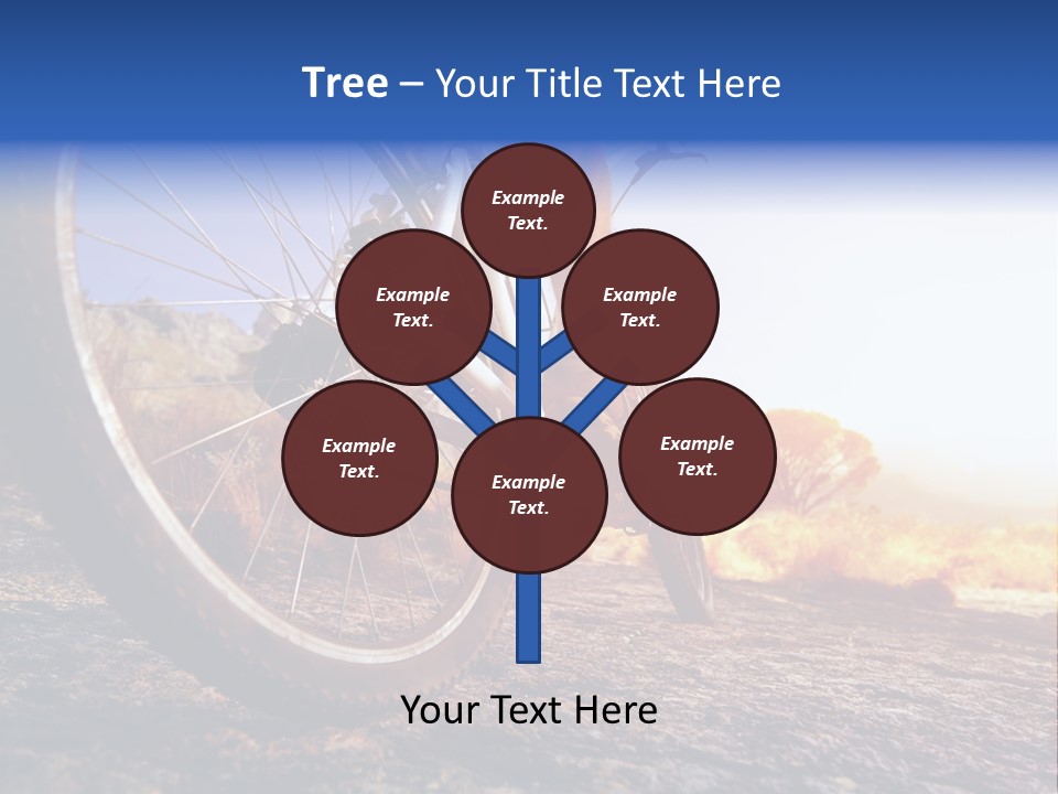 Bike Guy Track PowerPoint Template