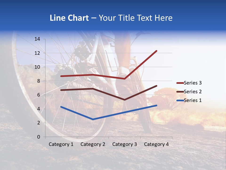 Bike Guy Track PowerPoint Template