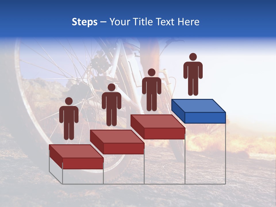 Bike Guy Track PowerPoint Template