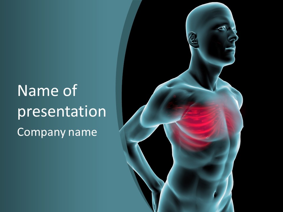 Naked Head Medicine PowerPoint Template