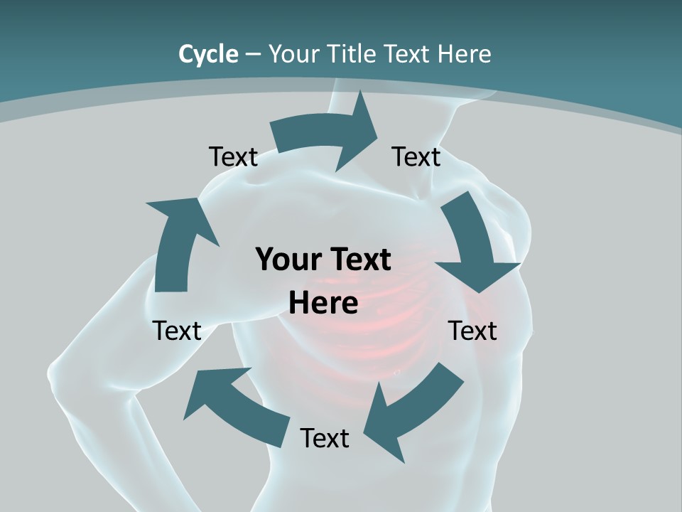 Naked Head Medicine PowerPoint Template