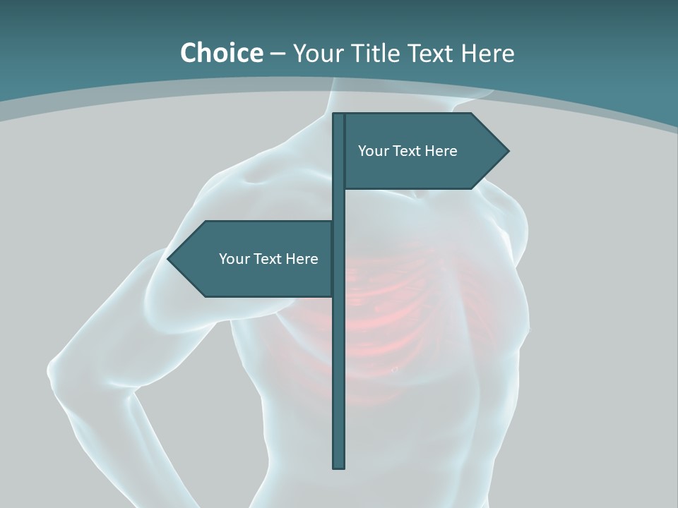 Naked Head Medicine PowerPoint Template