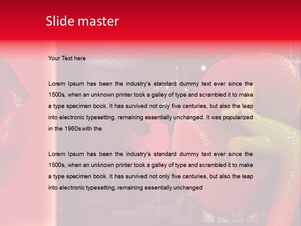 Kidney Pelvis Effect PowerPoint Template