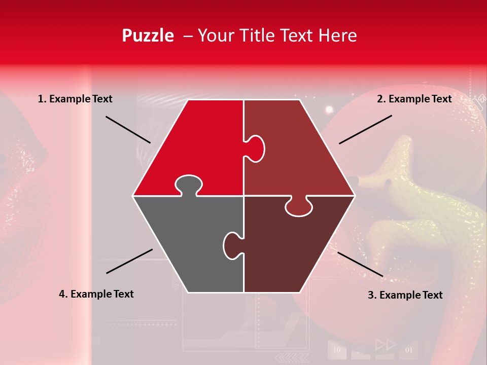 Kidney Pelvis Effect PowerPoint Template
