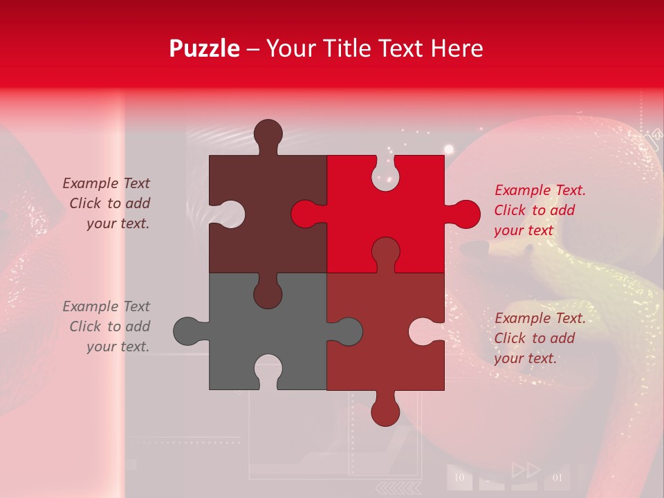 Kidney Pelvis Effect PowerPoint Template