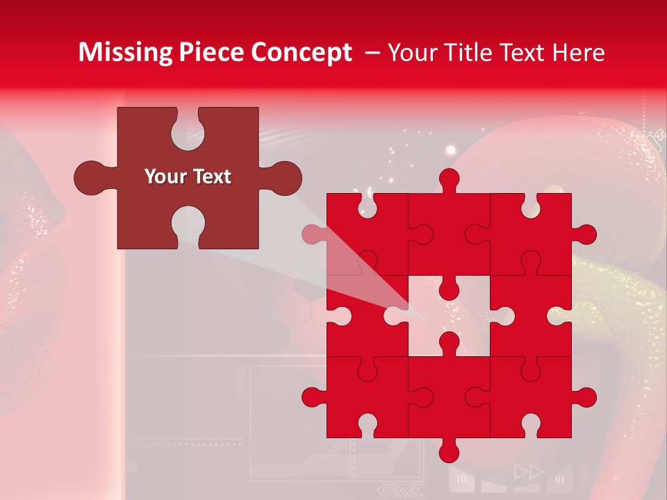 Kidney Pelvis Effect PowerPoint Template