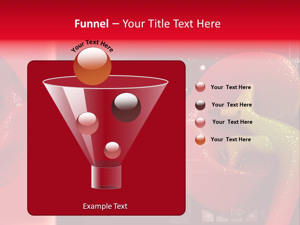 Kidney Pelvis Effect PowerPoint Template