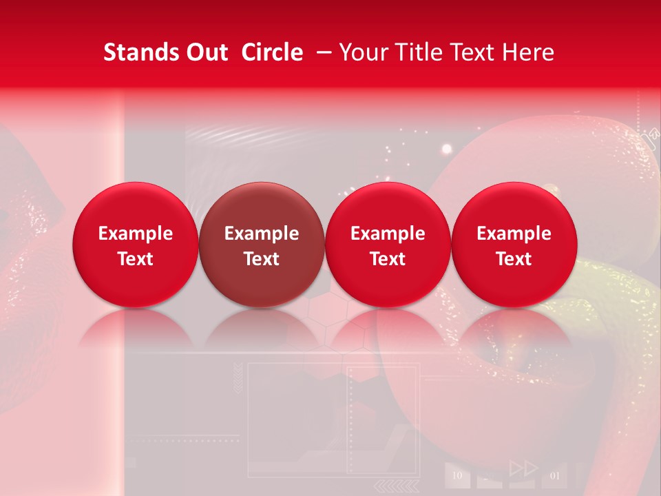 Kidney Pelvis Effect PowerPoint Template