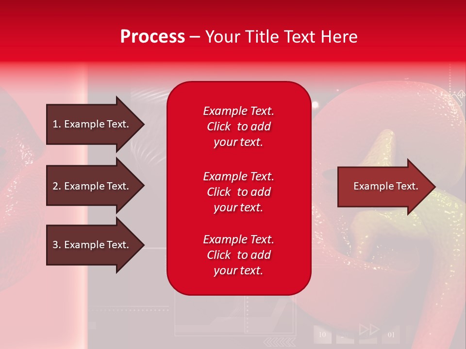 Kidney Pelvis Effect PowerPoint Template
