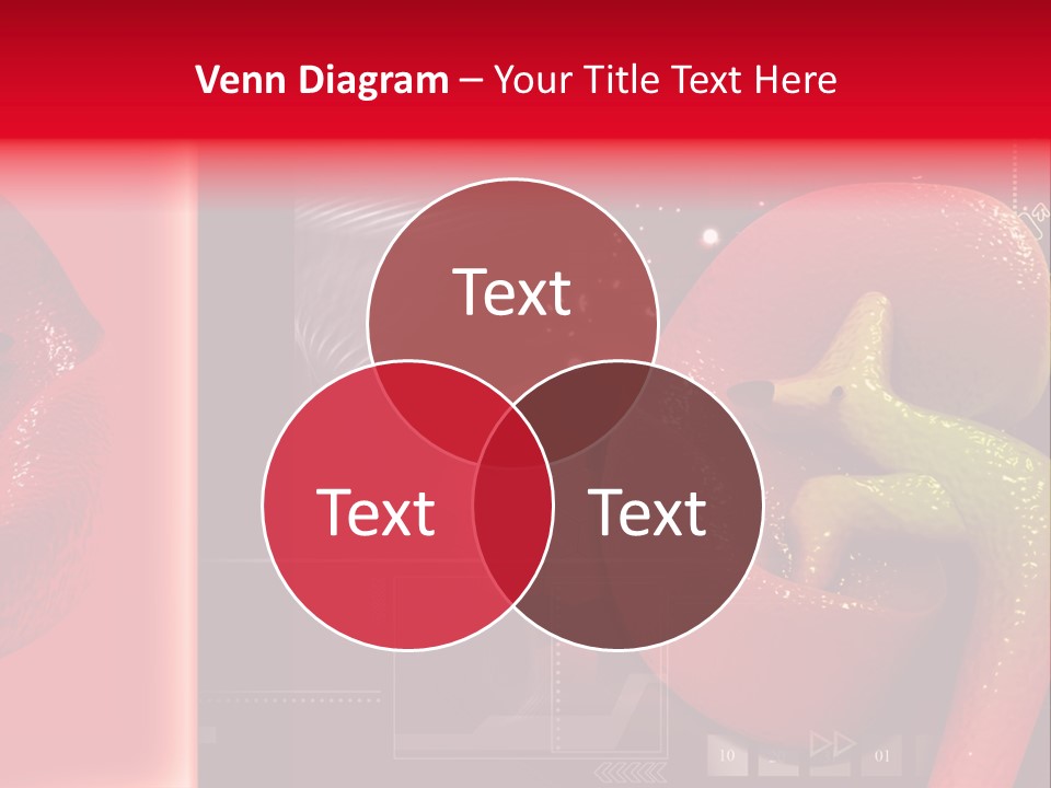 Kidney Pelvis Effect PowerPoint Template