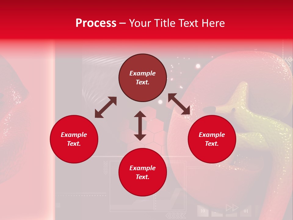 Kidney Pelvis Effect PowerPoint Template
