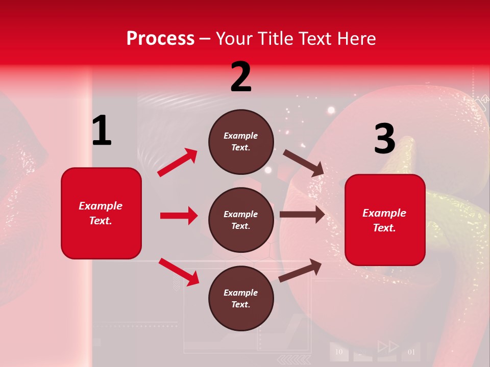Kidney Pelvis Effect PowerPoint Template