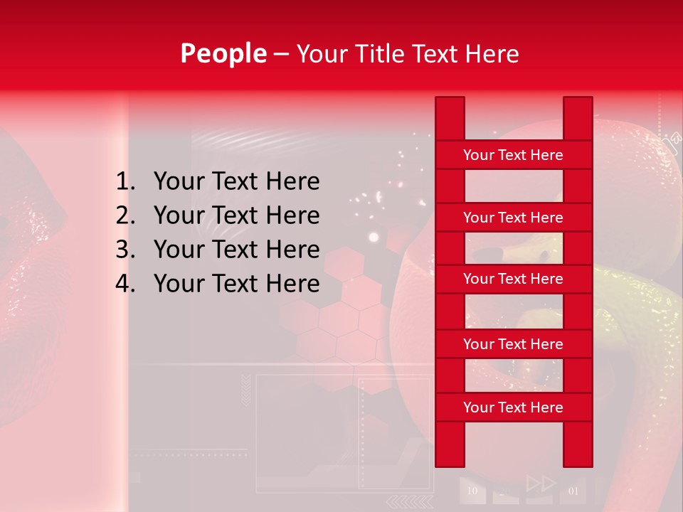 Kidney Pelvis Effect PowerPoint Template