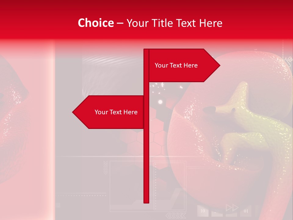 Kidney Pelvis Effect PowerPoint Template