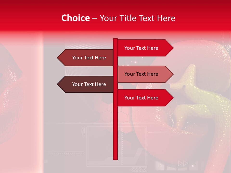 Kidney Pelvis Effect PowerPoint Template