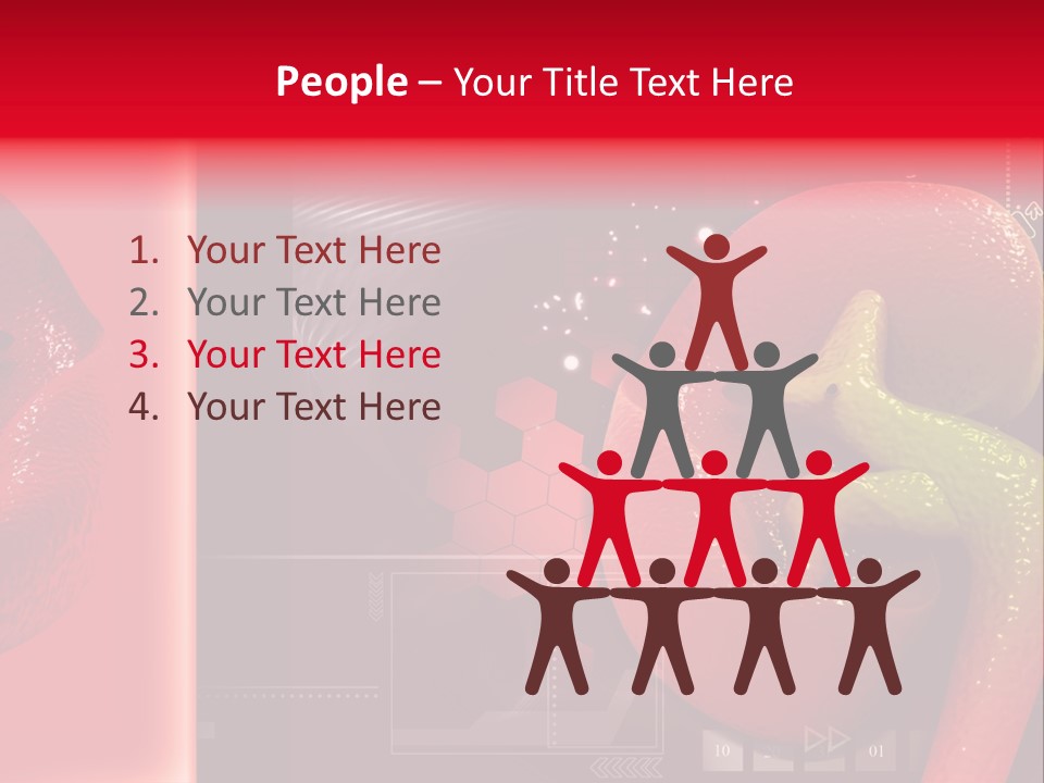 Kidney Pelvis Effect PowerPoint Template