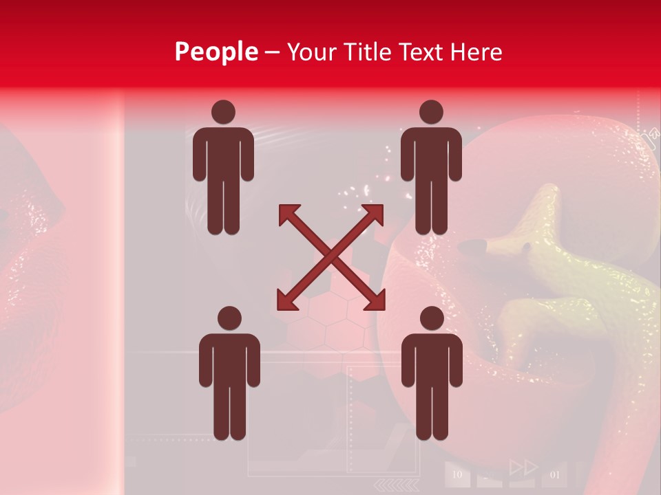 Kidney Pelvis Effect PowerPoint Template