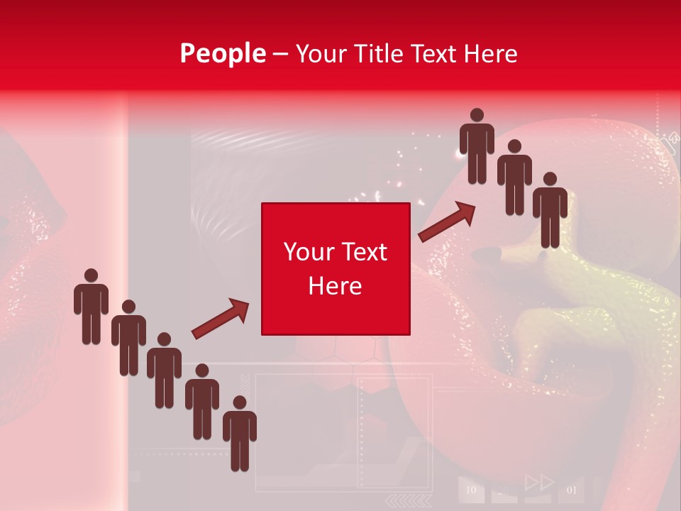 Kidney Pelvis Effect PowerPoint Template