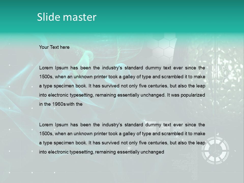 Colour Medical Abstract PowerPoint Template