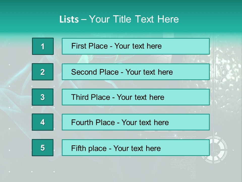 Colour Medical Abstract PowerPoint Template