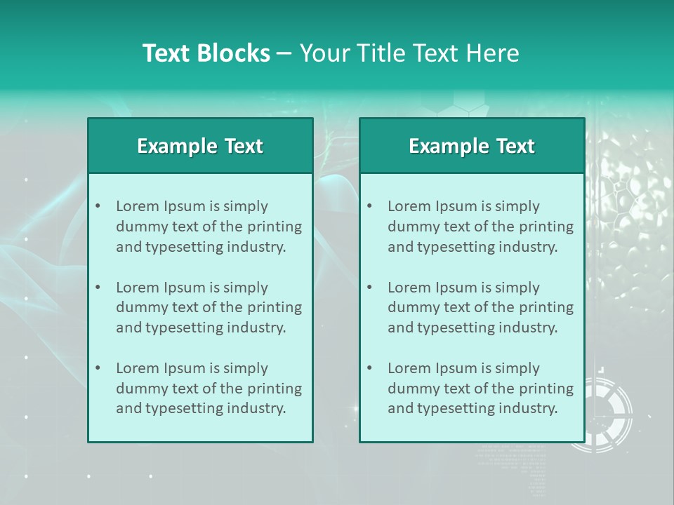 Colour Medical Abstract PowerPoint Template