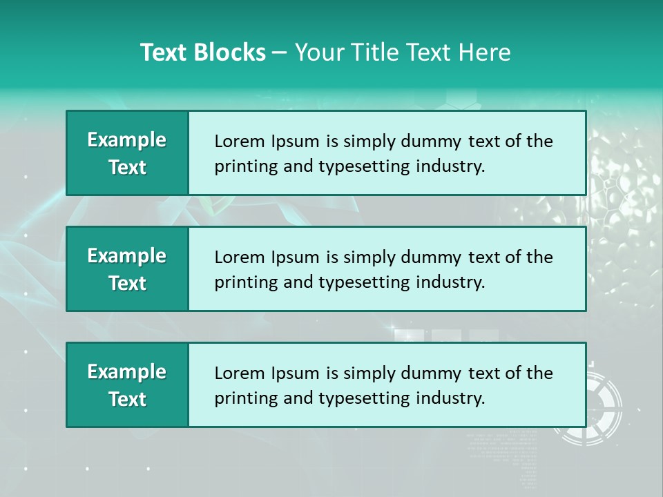 Colour Medical Abstract PowerPoint Template