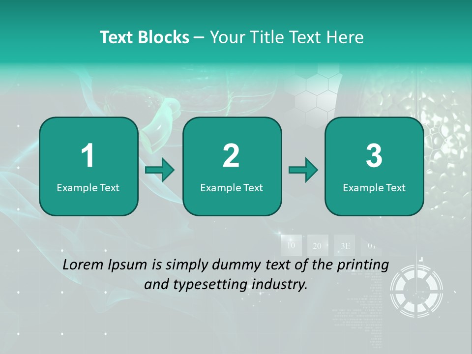 Colour Medical Abstract PowerPoint Template