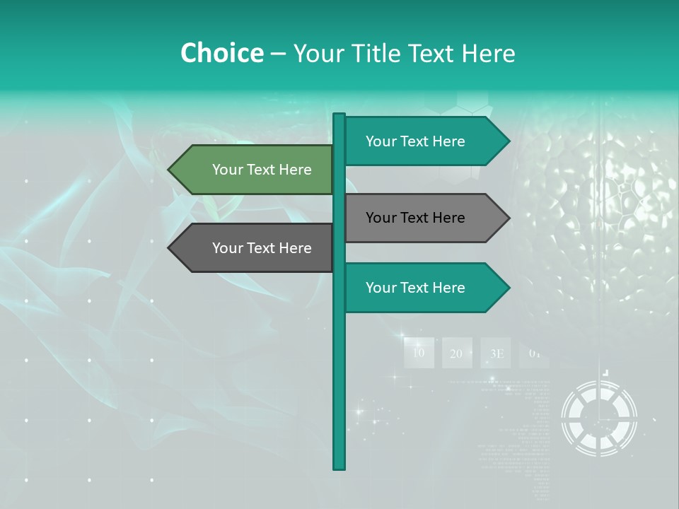 Colour Medical Abstract PowerPoint Template