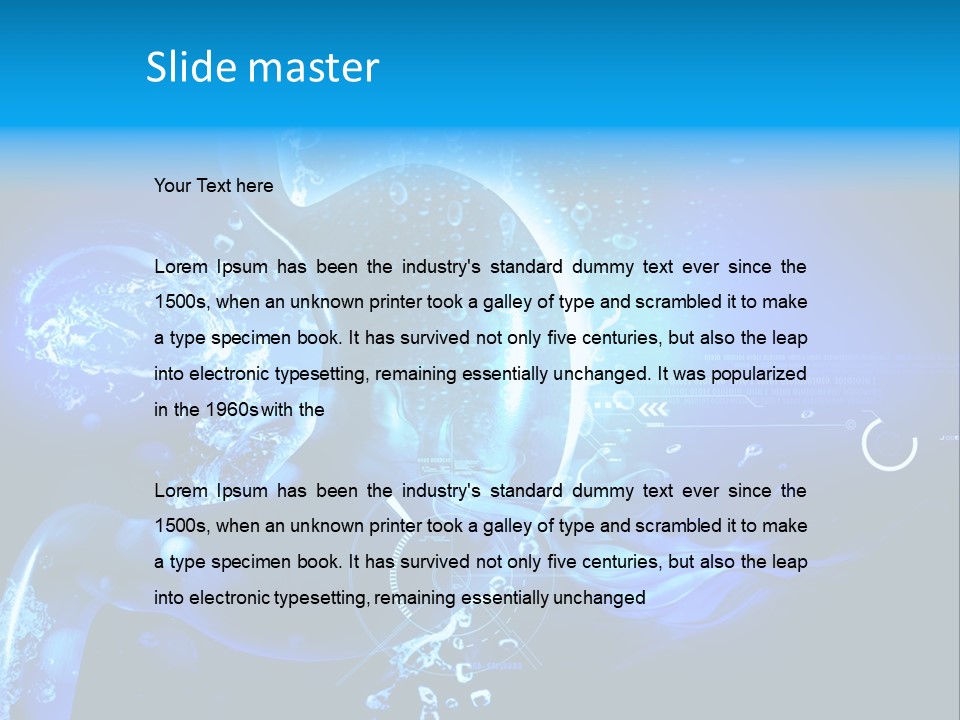 Hospital Cross Section Texture PowerPoint Template