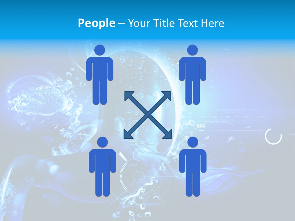 Hospital Cross Section Texture PowerPoint Template