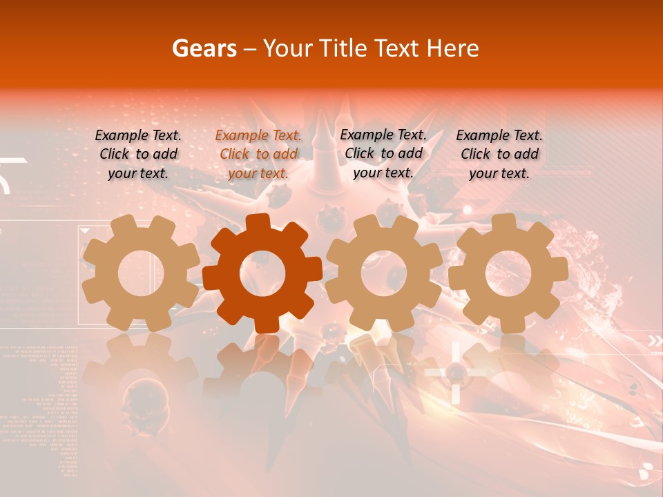 Illustration Technology Education PowerPoint Template