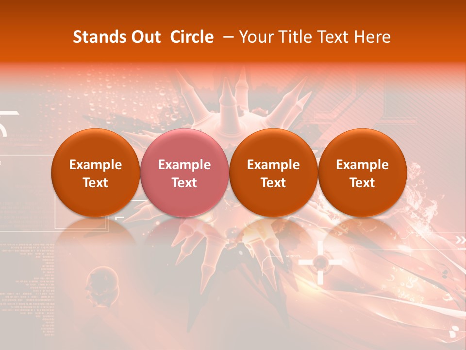 Illustration Technology Education PowerPoint Template