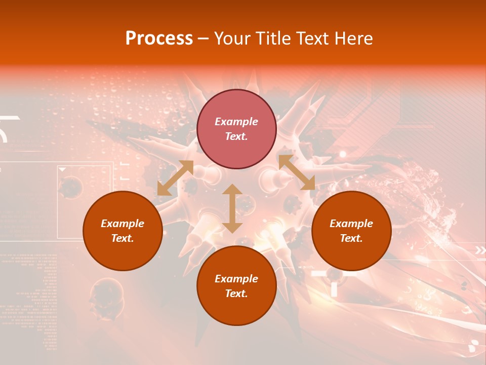 Illustration Technology Education PowerPoint Template