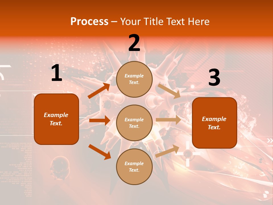 Illustration Technology Education PowerPoint Template