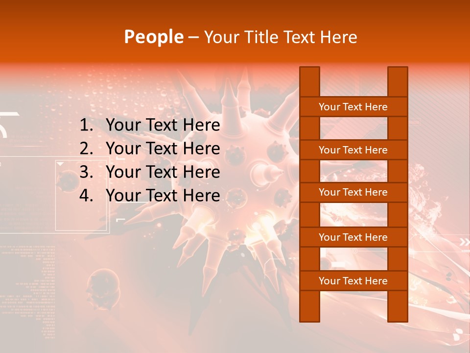 Illustration Technology Education PowerPoint Template