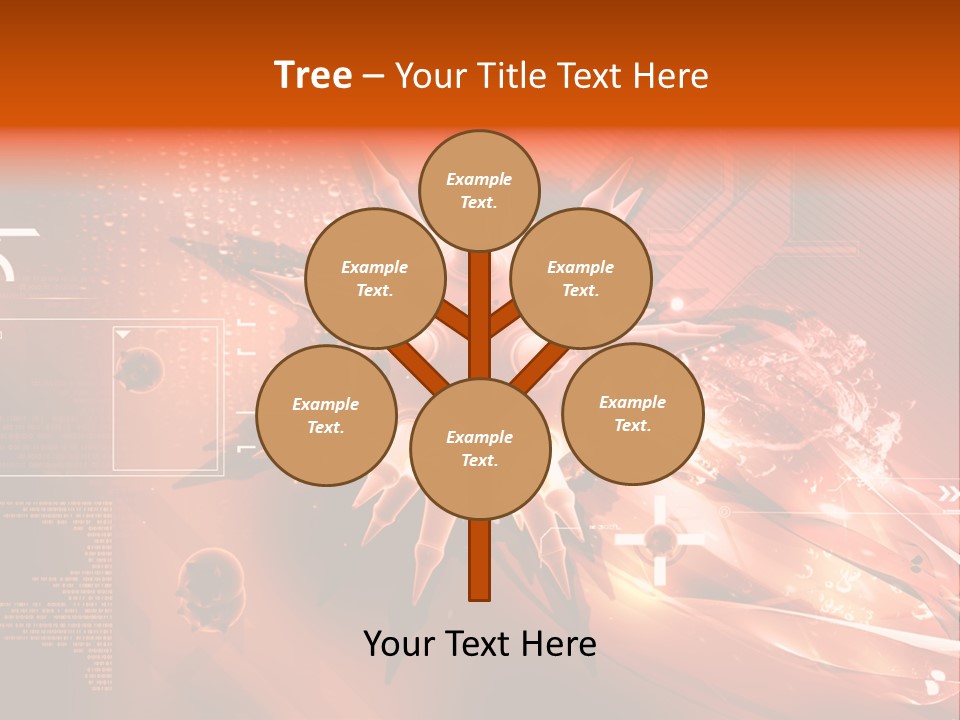 Illustration Technology Education PowerPoint Template