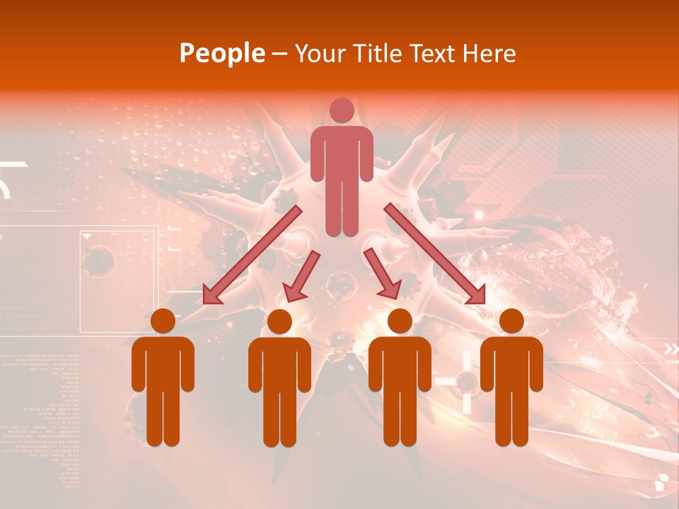 Illustration Technology Education PowerPoint Template