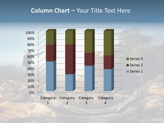 Climbing Sitting Cliff PowerPoint Template