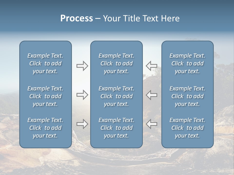 Climbing Sitting Cliff PowerPoint Template