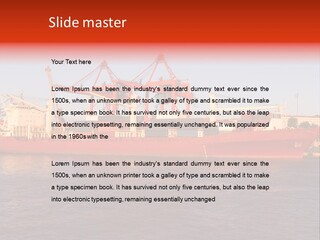 Commerce Harbour Economy PowerPoint Template