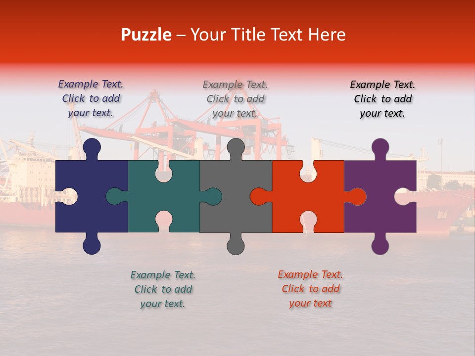 Commerce Harbour Economy PowerPoint Template