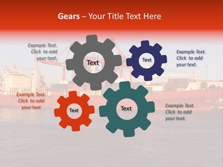 Commerce Harbour Economy PowerPoint Template