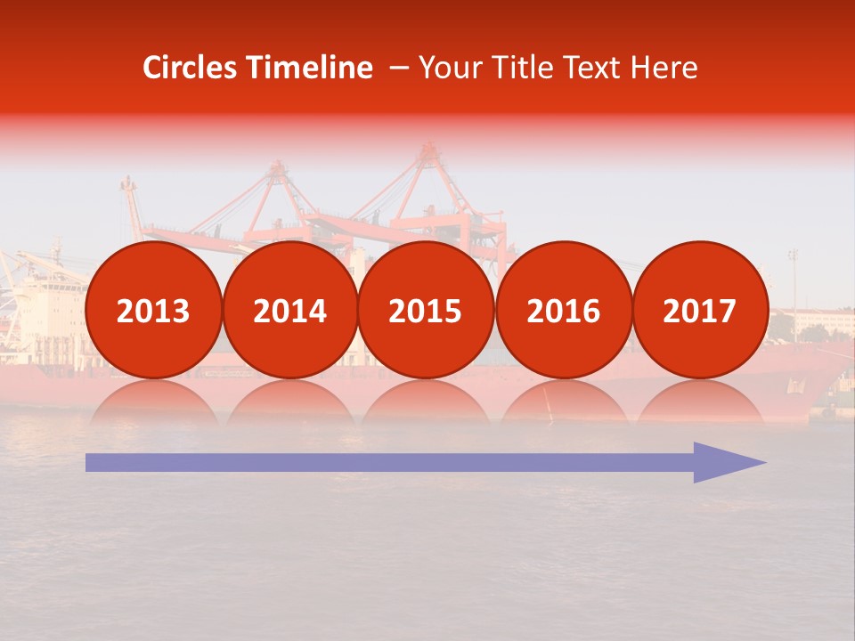 Commerce Harbour Economy PowerPoint Template