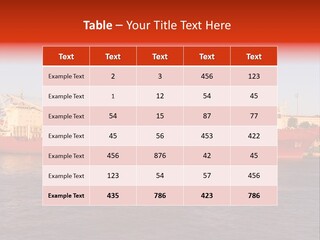 Commerce Harbour Economy PowerPoint Template