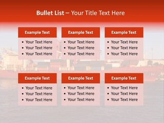 Commerce Harbour Economy PowerPoint Template